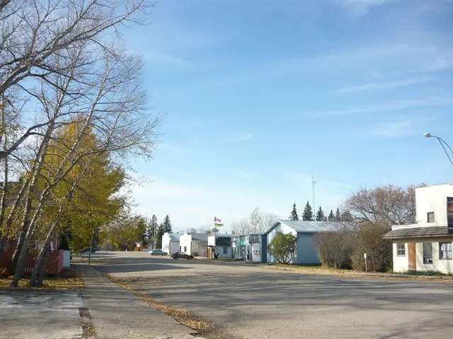 Main Street in autumn
